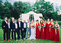 Свадьба цвета Бордо